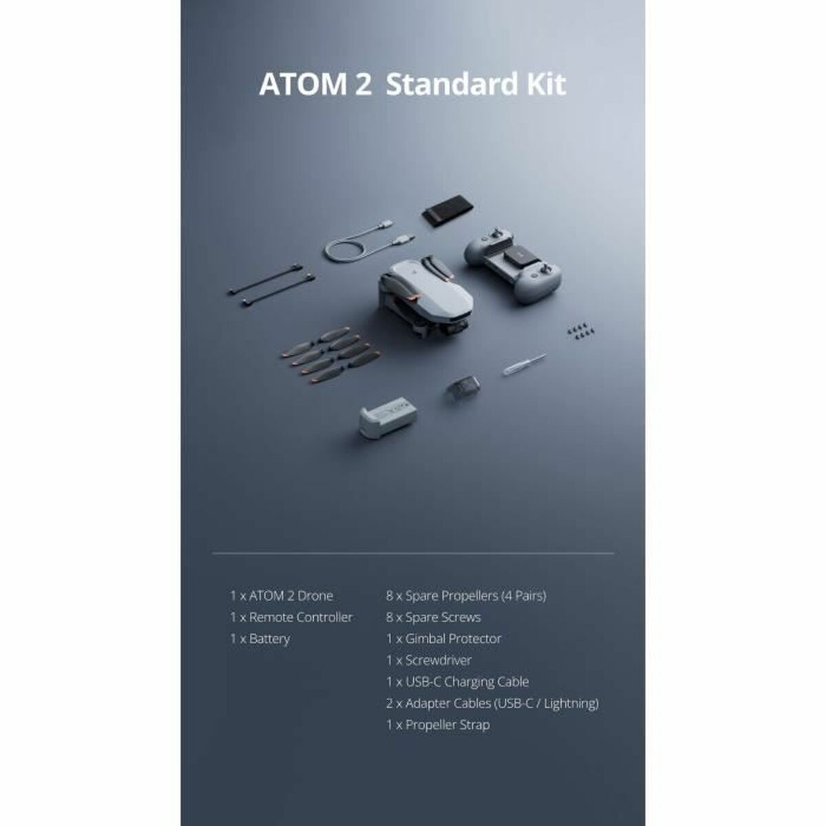 Drone Potensic Atom 2 - 4K Uktra HD Profesional